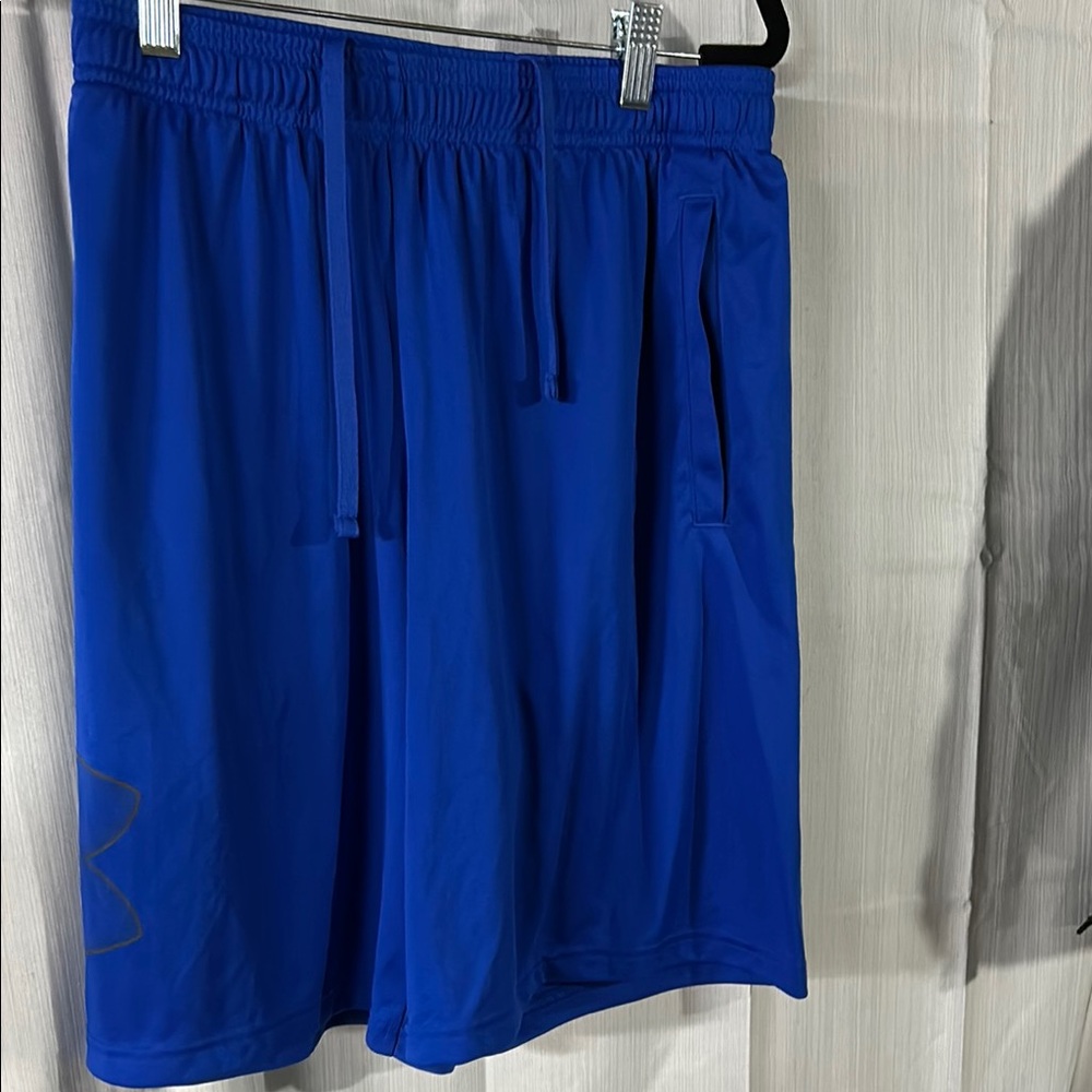 Men's Blue Under Armour Athletic Shorts